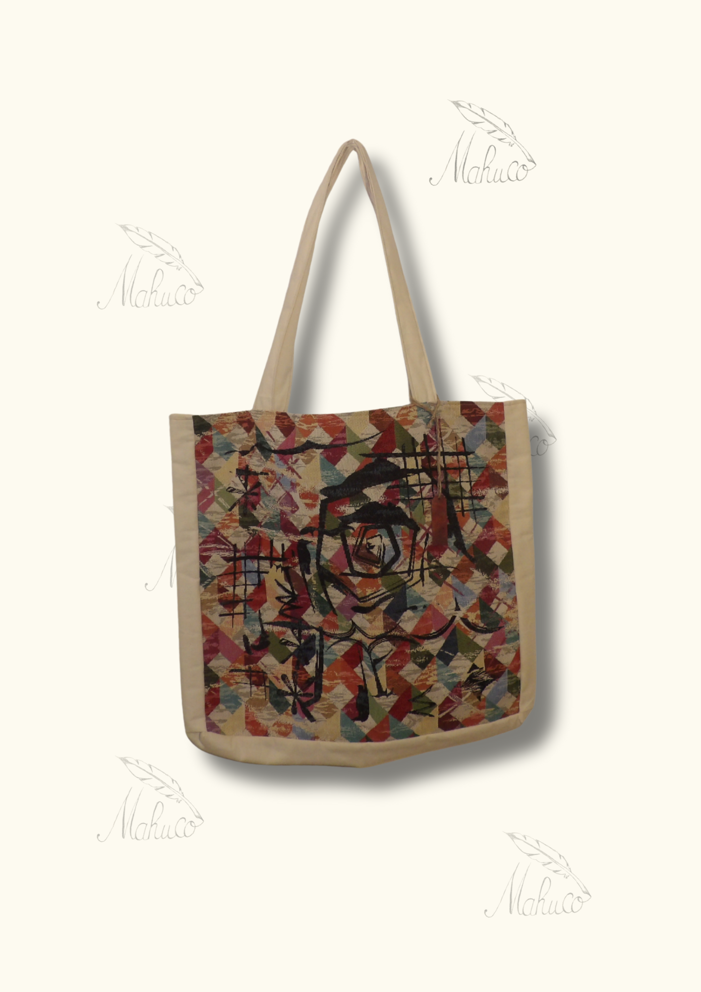 Sac motif peinture